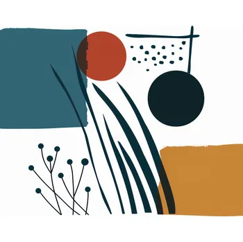 Plakát Plakát Karikatura s obsahem, bez rámu, 100 x 100 cm