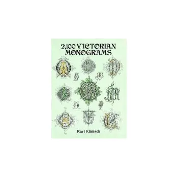 Cizojazyčná kniha 2100 Victorian Monograms - Klimsch, Karl