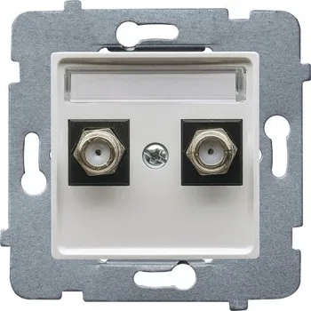 Elektrická zásuvka Anténní zásuvka nástěnná Polmark bílá