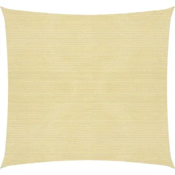 Stínicí technika vidaXL Stínicí plachta 160 g/m2 béžová 3 x 3 m HDPE