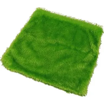 Povlak na polštářek Umělá kožešina | domácí dekorace | povlak na polštář - zelený