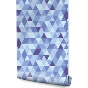 Tapeta Tapeta GEOMETRICKÁ - Barevné Trojúhelníky /124411182