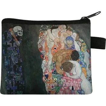 Peněženka Dámská malá peněženka s olejomalbou | malá kabelka - 019