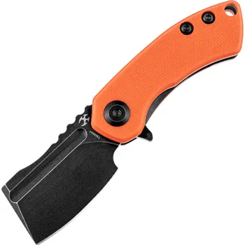 kapesní nůž Kansept Korvid Mini Black TiCn Coated 154CM Orange G10 T3030A7