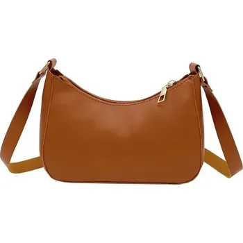 Kabelka Módní dámská kabelka přes rameno | stylová taška - HNĚDÝ