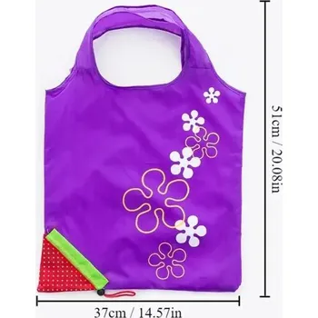 Kabelka Skládací nylonová dámská taška | Kabelka nákupní - 1ks Fialová