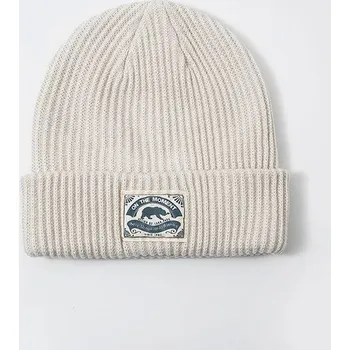 Čepice Medvědí pletená zimní čepice pro muže a ženy - béžový