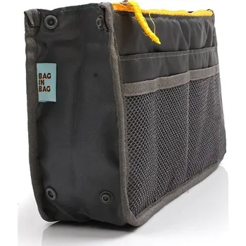 Kosmetická taška Organizer do kabelky | Kosmetická taška - TMAVĚ ŠEDÁ