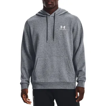 Pánská mikina Mikina s kapucí Under Armour UA Essential Fleece Hoodie-GRY 1373880-012 Velikost 3XL