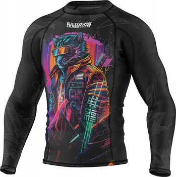 Pánské tričko Pánské sportovní Tričko CYBER ANIMALS M BLACK TIGE EXTREME HOBBY