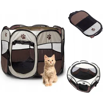 Pelíšek pro psa Domeček pro kočky Petstore hnědý 80 cm x 80 cm