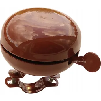 Zvonek na kolo JET zvonek na kolo retro Ding Dong 65mm bronzový kovový ocelový