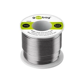 Páječka Cín 1.5mm 250g 99,3%Sn 0,7%Cu GOOBAY 40848