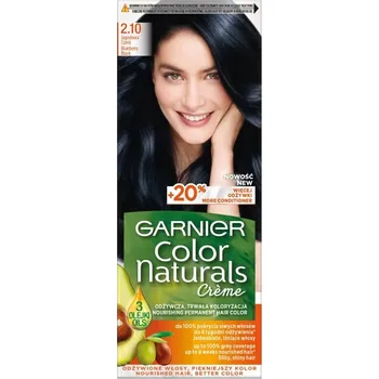 Barva na vlasy Garnier, Color Naturals Krémová farba na vlasy 2.10 Berry Black