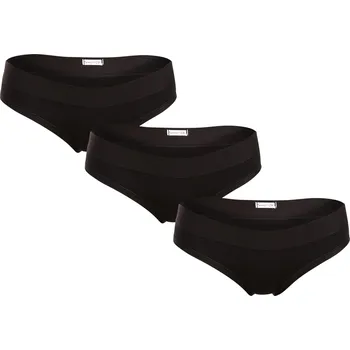 Kalhotky 3PACK dámské kalhotky Lovelygirl černé (4999-black) S Možnost vrácení zboží ZDARMA do 120 dnů!