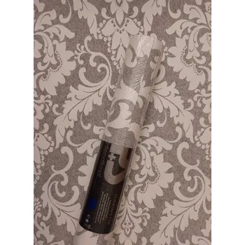 Tapeta Vinylová tapeta na zeď vliesová ornament glamour šedá bílá