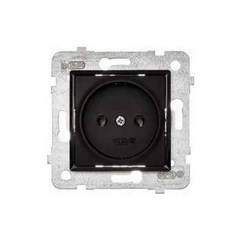 Elektrická zásuvka Elektrická Zásuvka nástěnná Polmark černá