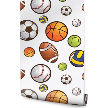 Fototapeta Tapeta BAREVNÉ Míče Basketbal Sport pro Děti