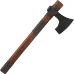 Haller Kovaná vikinská vousatá sekera s runami