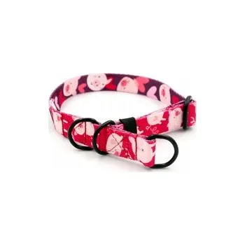 Obojek pro psa Polostahovací obojek Zamilovaná Sviňka Psiakrew S/M