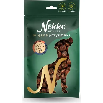 Pamlsek pro psa NEKKO MASOVÉ PAMLSKY ROLLSY S KACHNOU A RYBOU 80g
