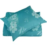 Povlečení z mikrovlákna s bavlněným efektem prodloužené KAILA tyrkysové