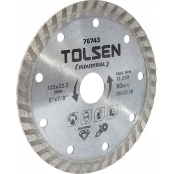 Řezný kotouč Diamantový řezací kotouč Tolsen 76743 125 x 22,2 mm