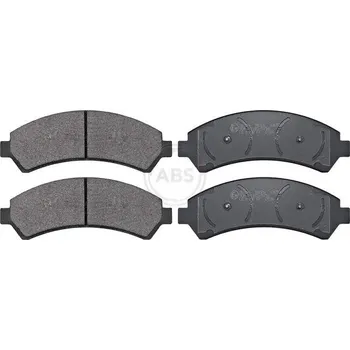 Brzdová destička Sada brzdových destiček, kotoučová brzda A.B.S. 38726