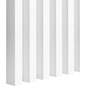 Obklad LAMELY PREMIUM 29x40 BÍLÉ OBKLADOVÉ PANELY DEKORAČNÍ BÍLÉ 12 KUSŮ SADA
