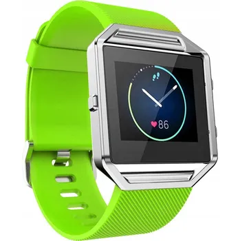 Řemínek na hodinky Náhradní Řemínek pro FitBit Blaze / ZELENÝ / VEL. S