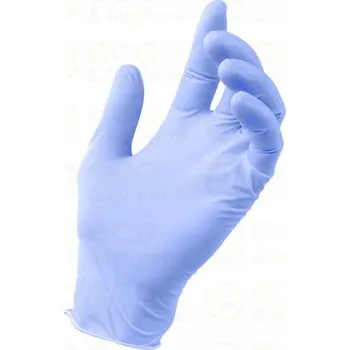 Rukavice na úklid Nitrilové na jedno použití rukavice Global Food Hygiene vel. L, 100 ks, modré