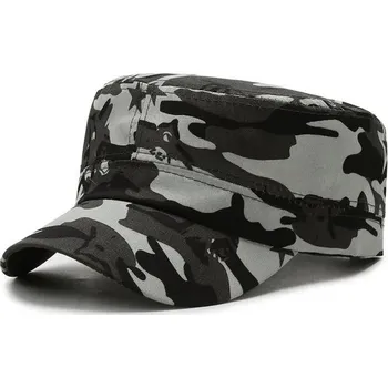 Kšiltovka Maskáčová letní kšiltovka pro muže | sportovní čepice - šedá