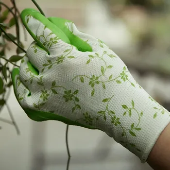 Pracovní rukavice Zahradní pracovní latexové rukavice | ochranné rukavice 6 ks