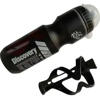 750ml Cyklistická láhev na vodu | doplňky pro cyklisty 1+1 ks - černý