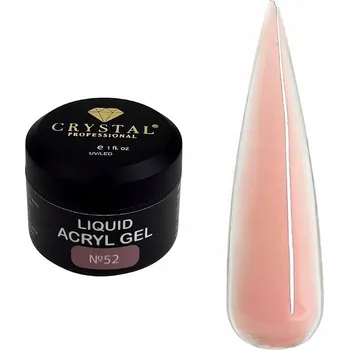 Lak na nehty Liquid Acryl Gel #52 15 ml CRYSTAL PROFESSIONAL Gel pro posílení nehtů