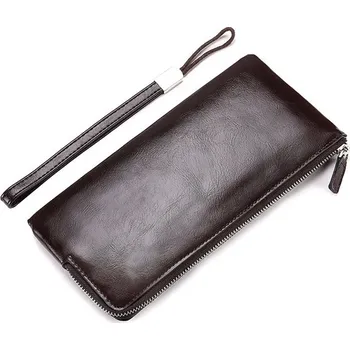 Pánská peněženka na karty | Luxusní doplněk - Barva kávy