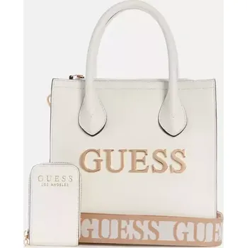 GUESS dámská malá kabelka,crossbody Caracara bílá