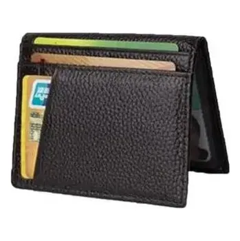 Pánská kožená tenká peněženka | pánské doplňky - káva