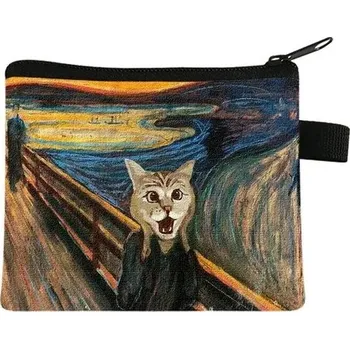 Peněženka Roztomilá mini peněženka s kočičím motivem | dětská peněženka - 015