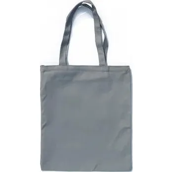 Kabelka Dámská plátěná nákupní ramenní ekologická taška | módní tašky - Šedá