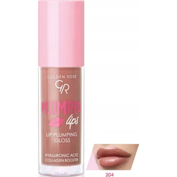 Lesk na rty Golden Rose Lesk na rty pro optické zvětšení objemu Plumped Lips - 204