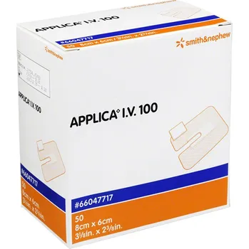 Náplast Applica IV 100 Dressing 6 x 8 cm bal=50ks