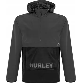 Pánská větrovka Pánská bunda Hurley Phantom + Sbalitelná větrovka dark stone grey XL