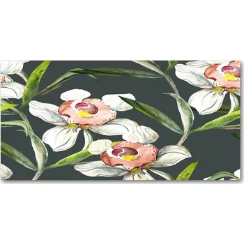 Obraz Kuchyňský panel Květinový vzor 120x60 cm + LEPIDLO