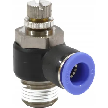 Ventil RQS Rohový škrticí a zpětný ventil 3/8''-10mm