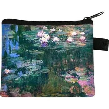 Peněženka Dámská malá peněženka s olejomalbou | malá kabelka - 016