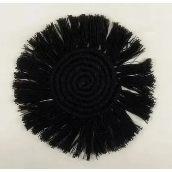 prostírání Bavlněné prostírání na stůl | podložky pod misky |moderní dekorace 2 ks - 2ks černé