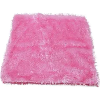 Povlak na polštářek Umělá kožešina | domácí dekorace | povlak na polštář - růžový