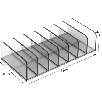 Úložný box Kosmetický organizér se 7 přihrádkami | úložný box - S šedá