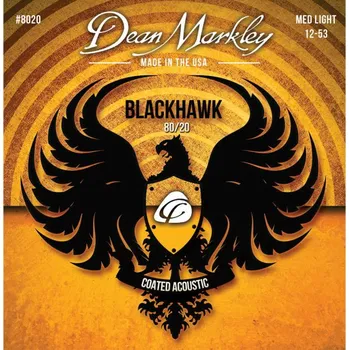 Strunný nástroj Dean Markley BLACKHAWK 80/20 BRONZE 12-53 - struny